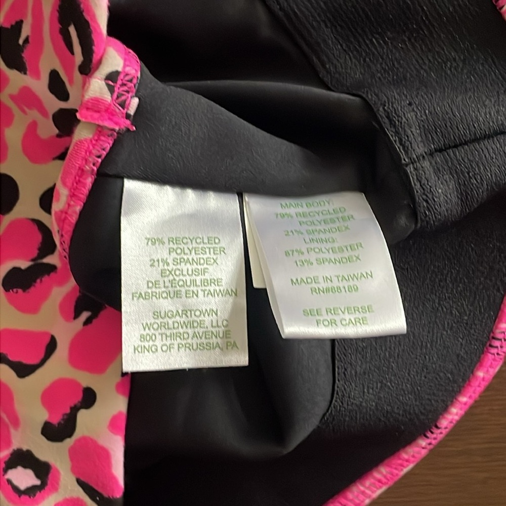 Lilly Pulitzer Pink UPF 50+ Luxletic Lindsay Sports Bra - Size XS - Picture 7 of 7